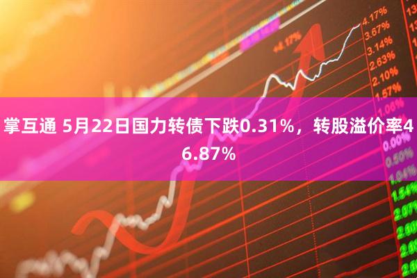 掌互通 5月22日国力转债下跌0.31%，转股溢价率46.87%