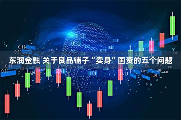 东润金融 关于良品铺子“卖身”国资的五个问题